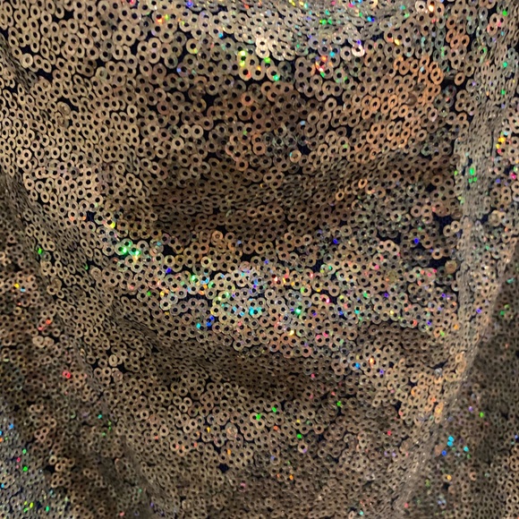 *NWT* Charlotte Russe Silver Sequins Strapless Minidress - Picture 3 of 3